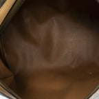 Celine Vintage Small Boston Brown Light Macadam Canvas Shoulder Bag Brown. — view 9