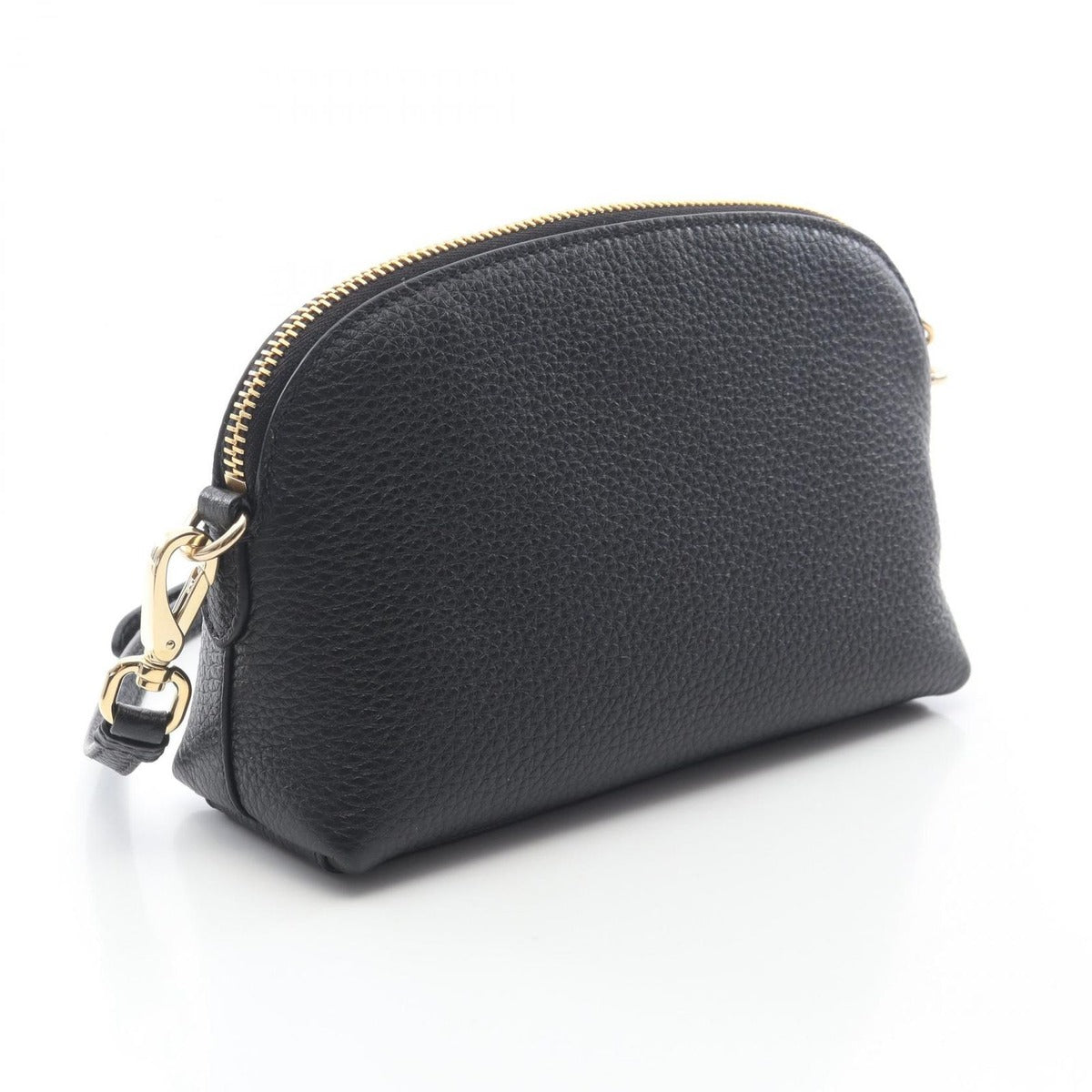 Prada Shoulder Bag Vitello Daino Soft Black Leather — view 2