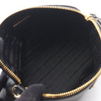 Prada Shoulder Bag Vitello Daino Soft Black Leather — view 3