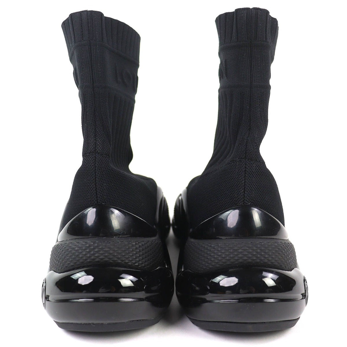 Louis Vuitton LV Arc Light Line Logo Socks Sneakers Black 42 — view 4