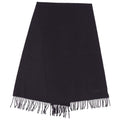 Hermes Muffler Shawl Fringe 100% Cashmere Scarf