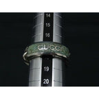Gucci Chain Ring Silver Mint Green — view 4