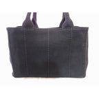 Prada Canapa Shoulder Bag Black 7 — view 2
