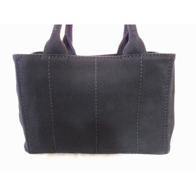 Prada Canapa Shoulder Bag Black 7 — view 2