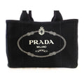 Prada Canapa Shoulder Bag Black 7
