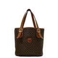 Celine Tote Brown Macadam Bucket Leather MC 98