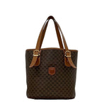 Celine Tote Brown Macadam Bucket Leather MC 98