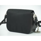 Prada Nylon Leather 2-Way Shoulder Bag Pochette Black — view 2