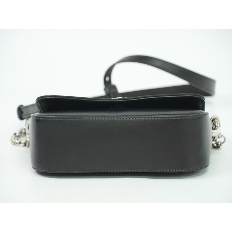 Prada Nylon Leather 2-Way Shoulder Bag Pochette Black — view 4