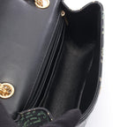 Chanel Shoulder Bag 2.55 Mademoiselle Chain Croco Embossed Black Multi Leather — view 3