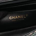 Chanel Shoulder Bag 2.55 Mademoiselle Chain Croco Embossed Black Multi Leather — view 4
