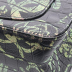 Chanel Shoulder Bag 2.55 Mademoiselle Chain Croco Embossed Black Multi Leather — view 7