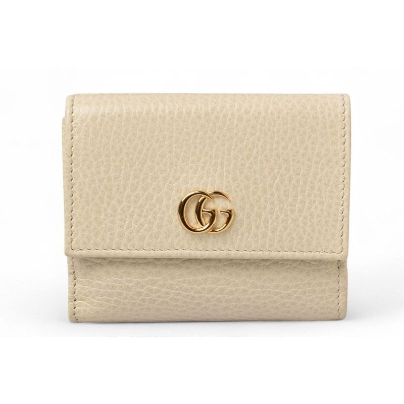 Gucci Mini Wallet Trifold Folded Petite Marmont