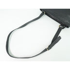 Gucci Guccissima Leather Shoulder Bag Pochette Black — view 4