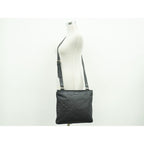 Gucci Guccissima Leather Shoulder Bag Pochette Black — view 6