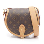 Louis Vuitton Shoulder Bag Tan Blanc Monogram Leather