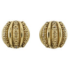 Chanel Coco Mark Vintage Gold Plated 23 37 g Earrings