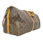 Louis Vuitton Boston Bag Monogram Keepall Bandouliere 55 Brown — view 2