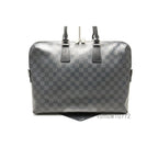 Louis Vuitton Damier Graphite Pdj Porte Documents Leather Business Briefcase — view 2