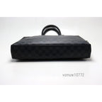 Louis Vuitton Damier Graphite Pdj Porte Documents Leather Business Briefcase — view 3
