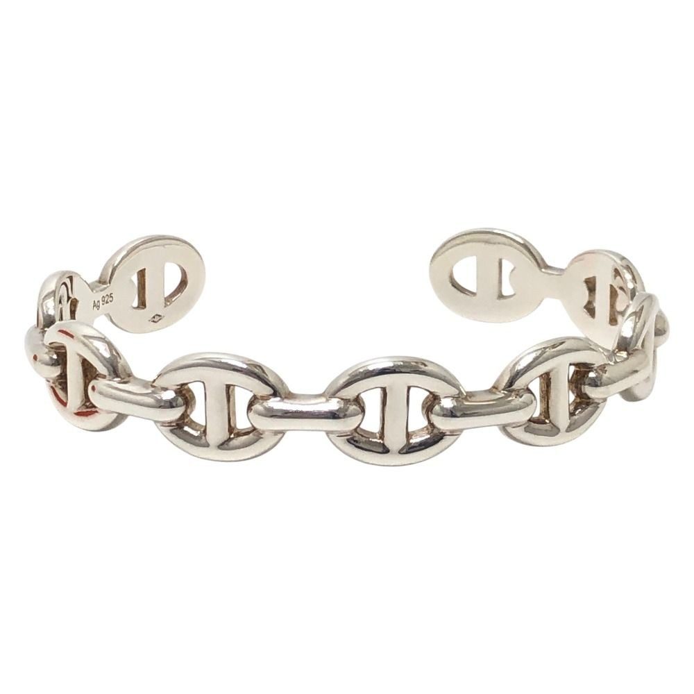 Hermes Bangle Chaine D'ancre Silver Bracelet