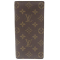 Louis Vuitton Portefeuille Columbus Monogram Brown Long Wallet 0469