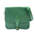 Louis Vuitton Cult Ciel Epi Borneo Green Leather Shoulder Bag Gold