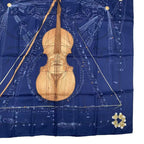 Hermes Scarf Silk Carre 90 Music of the Spheres la Musique Des Navy — view 5