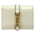 Gucci Wallet New Jackie Bifold Leather Ivory Gold