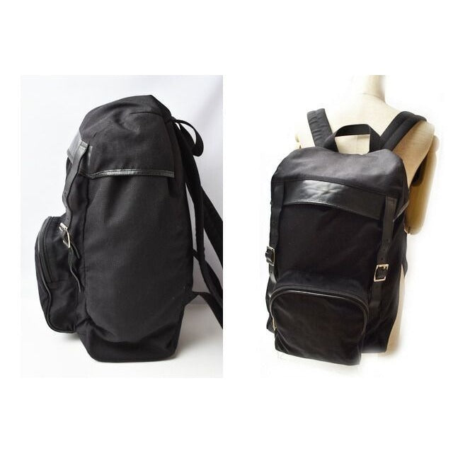 Saint Laurent Backpack Moon Bag Black — view 2