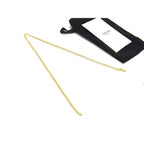 Celine Long Necklace Gold