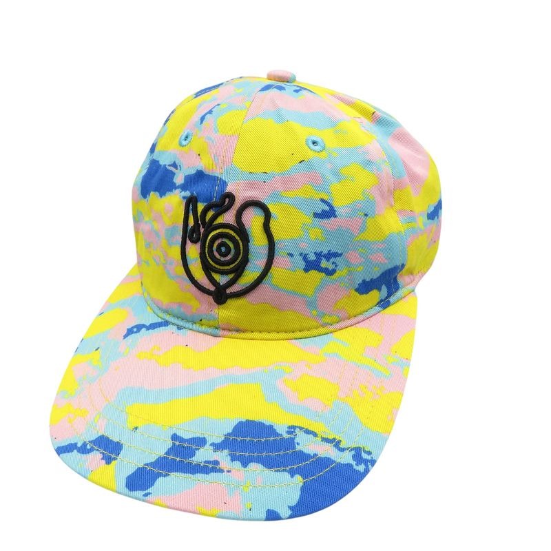 Loewe EYE Nature Baseball Cap Cotton Silver Hardware Multicolor 0570
