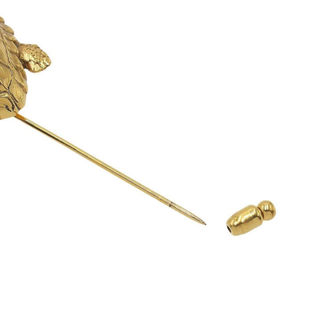 Chanel Turtle Motif Coco Mark Brooch — view 4