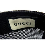 Gucci GG Pattern Nylon Baseball Cap Hat S 57 Black — view 4