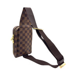 Louis Vuitton Damier Geronimos Brown Belt Bag Gold — view 2