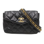 Chanel Quilted Leather Mini Waist Pouch