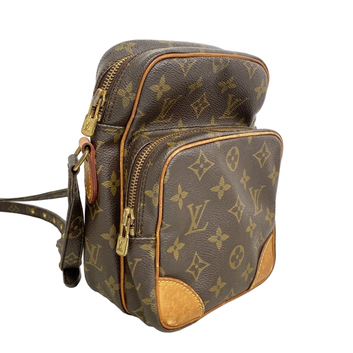 Louis Vuitton Shoulder Bag Monogram Amazon Brown — view 2