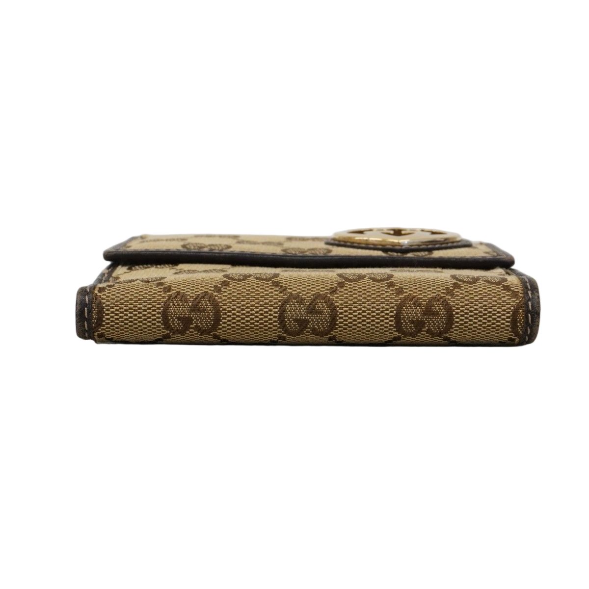Gucci Wallet GG Canvas Beige Gold — view 2