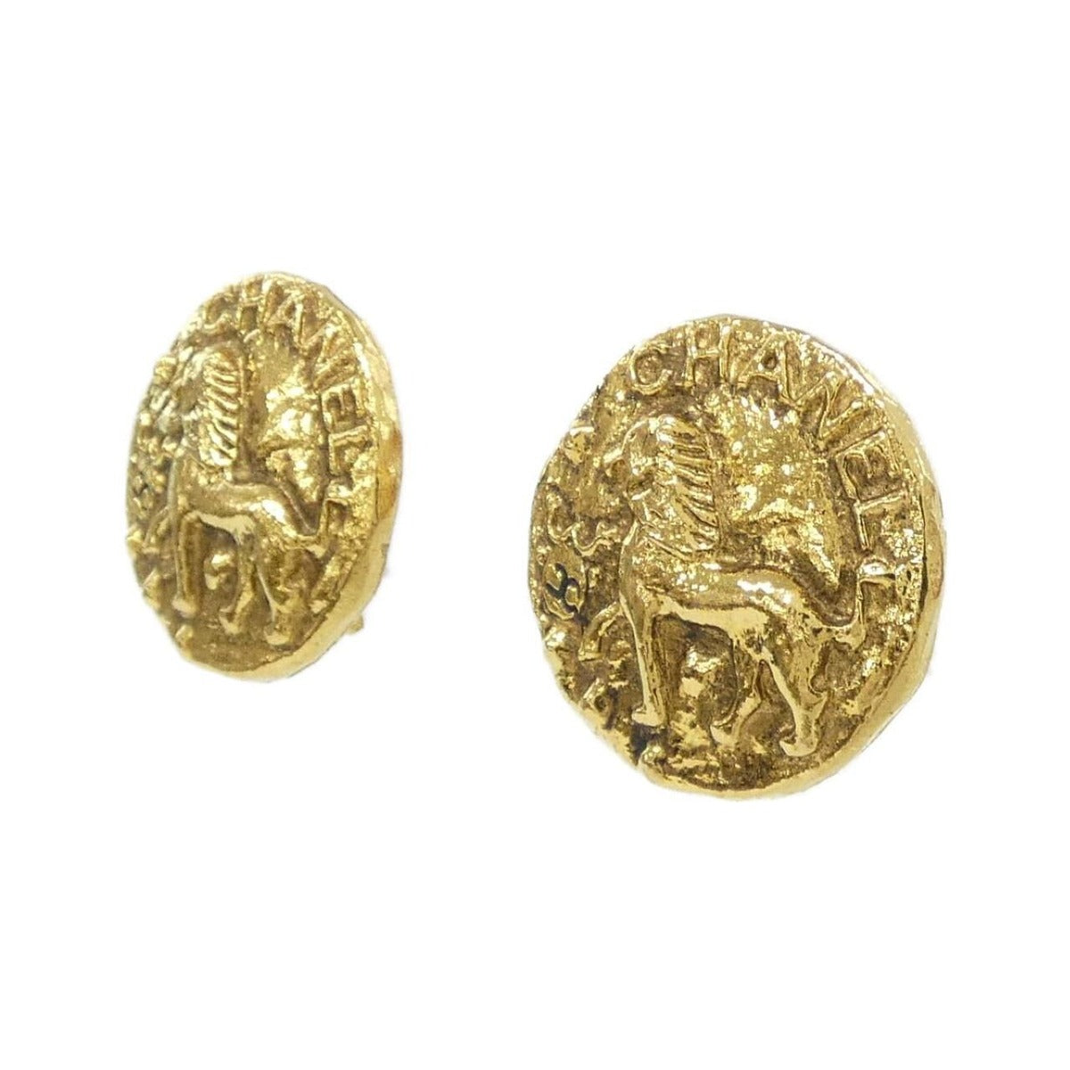 Chanel Vintage Earrings Gold — view 2
