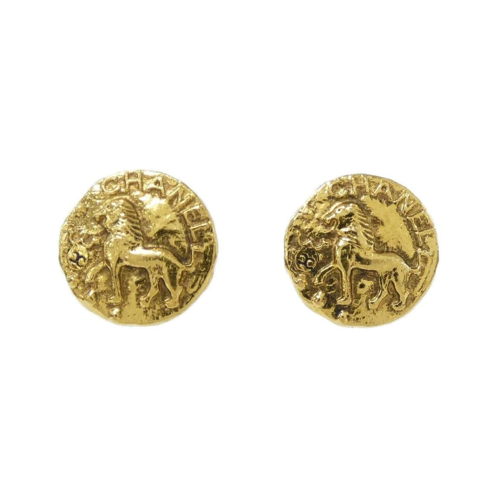 Chanel Vintage Earrings Gold