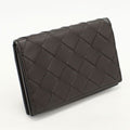 Bottega Veneta Business Card Case Intrecciato Holder Leather