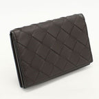 Bottega Veneta Business Card Case Intrecciato Holder Leather