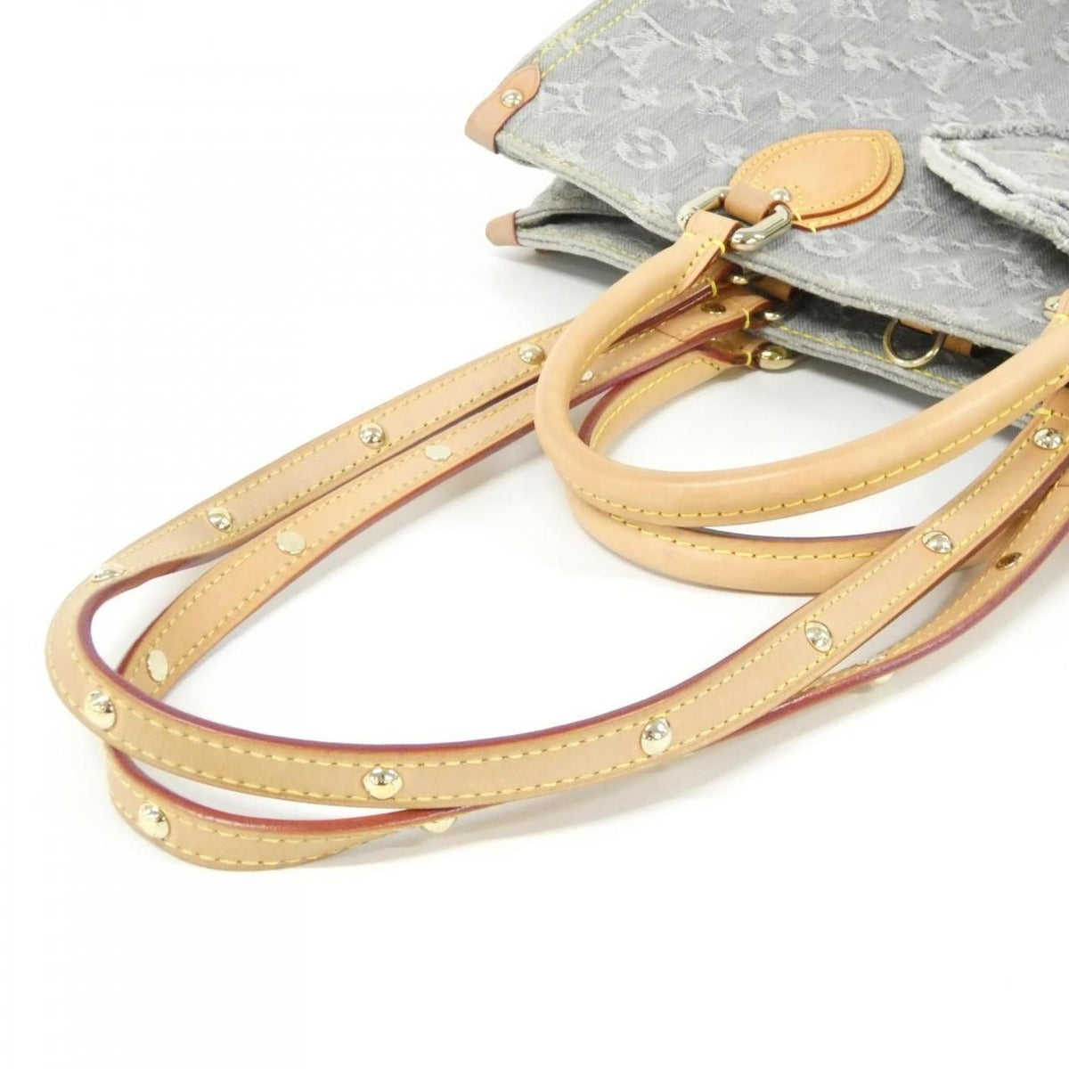 Louis Vuitton Monogram Denim On The Go MM Bag — view 8