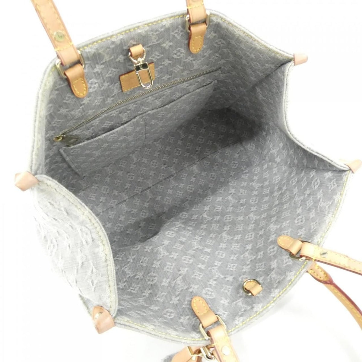 Louis Vuitton Monogram Denim On The Go MM Bag — view 9