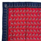 Hermes les Artificiers Fireworks Artist Carre 90 Scarf Red` Maybe — view 2