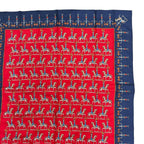 Hermes les Artificiers Fireworks Artist Carre 90 Scarf Red` Maybe — view 3