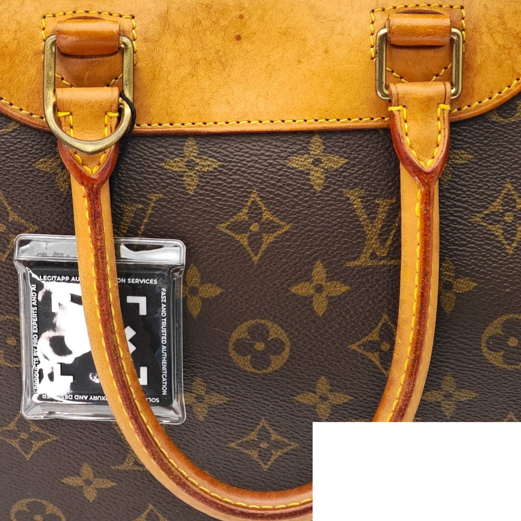 Louis Vuitton Deauville Bag Handbag Brown
