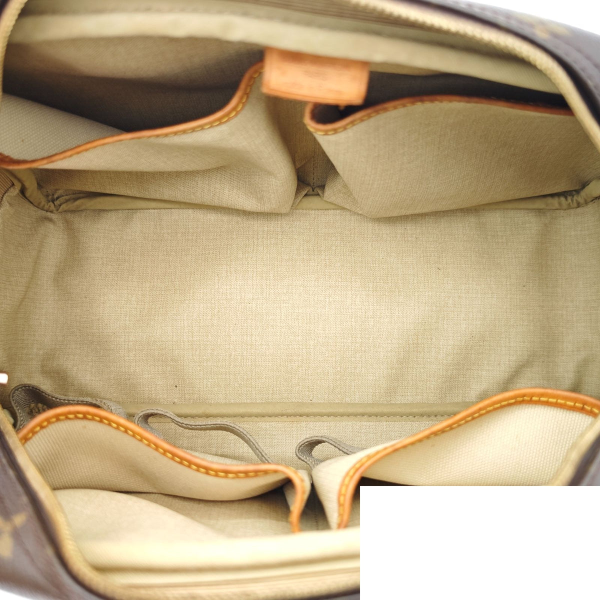 Louis Vuitton Deauville Bag Handbag Brown
