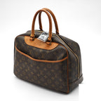 Louis Vuitton Deauville Bag Handbag Brown