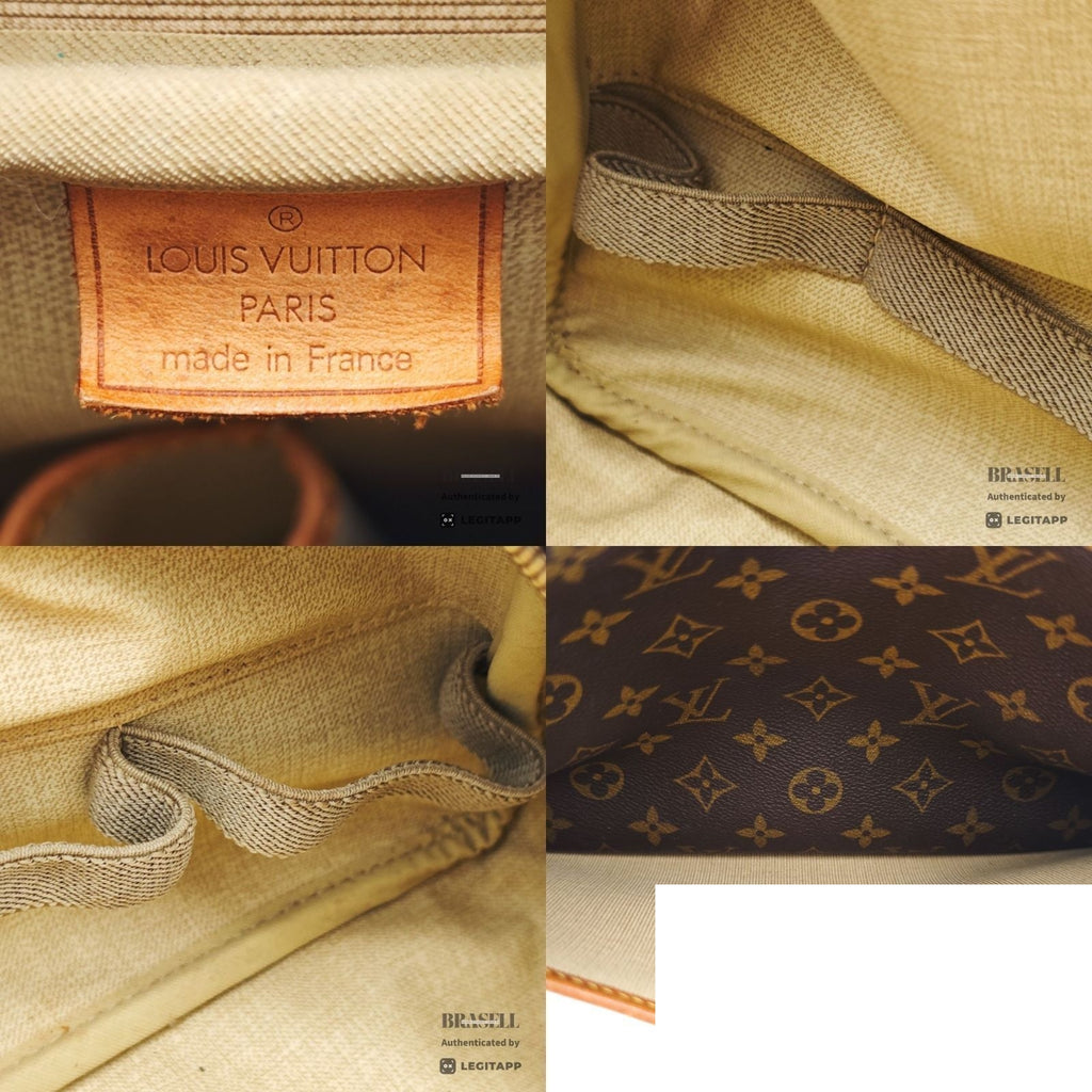 Louis Vuitton Deauville Bag Handbag Brown